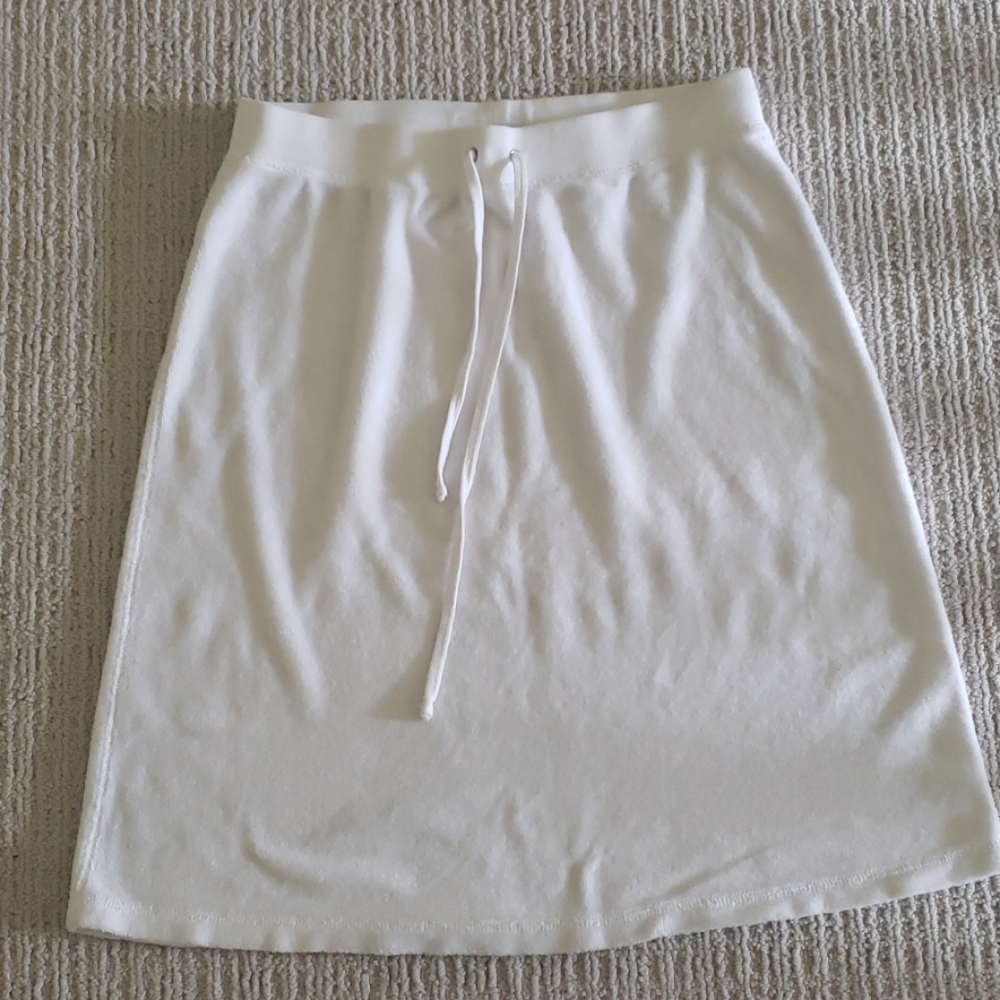White Terry Juicy Couture Skirt